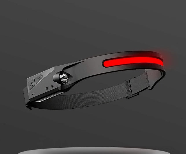 cob led induction headlamp usb rechargeable