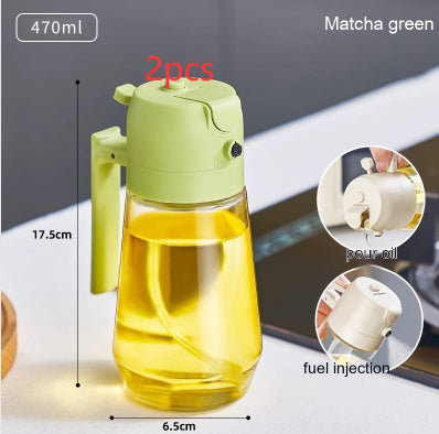 olive oil sprayer dispenser 470ml glass bottle