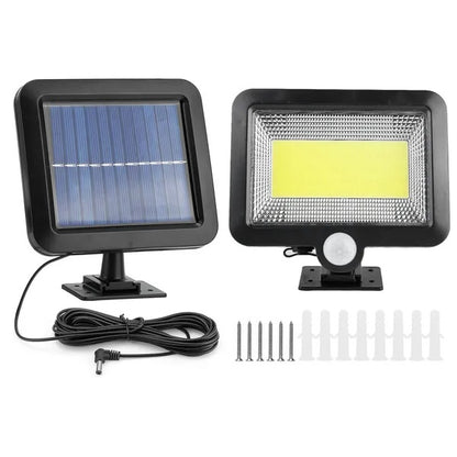 solar powered motion sensor wall light outdoor