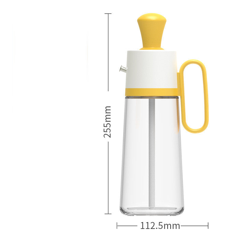 2 in 1 oil dispenser with silicone brush