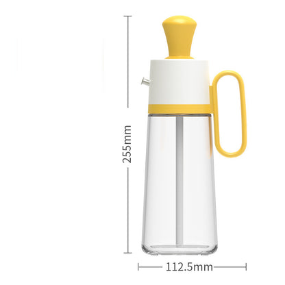 2 in 1 oil dispenser with silicone brush