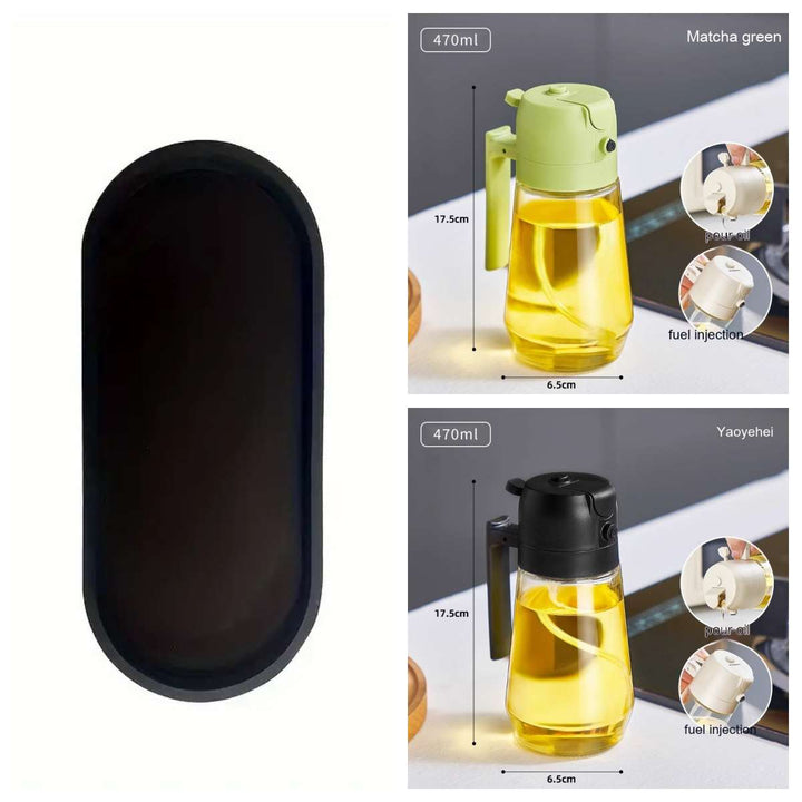 olive oil sprayer dispenser 470ml glass bottle