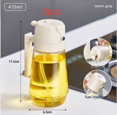 olive oil sprayer dispenser 470ml glass bottle