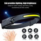 cob led induction headlamp usb rechargeable