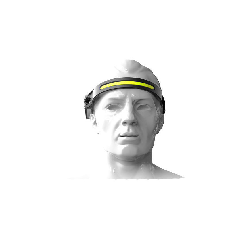 cob led induction headlamp usb rechargeable