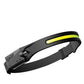cob led induction headlamp usb rechargeable