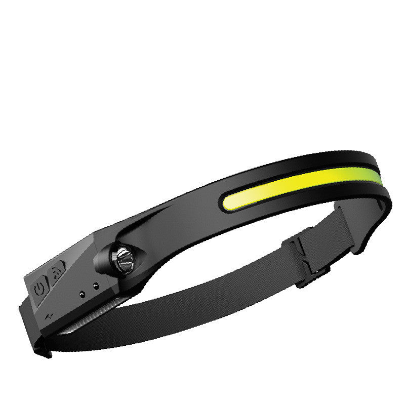 cob led induction headlamp usb rechargeable