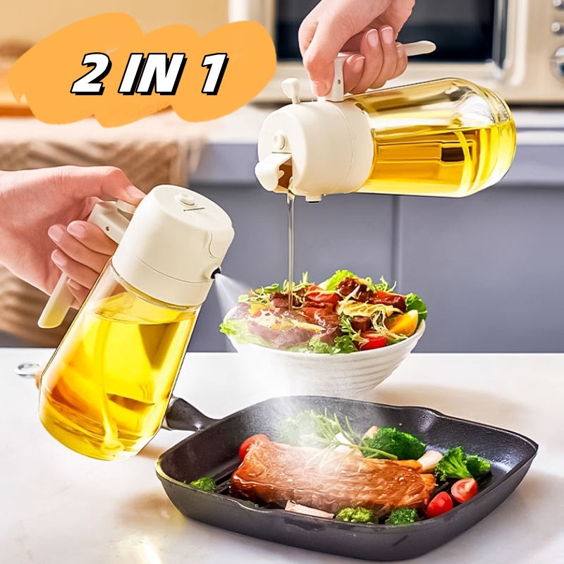 olive oil sprayer dispenser 470ml glass bottle