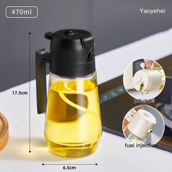 olive oil sprayer dispenser 470ml glass bottle