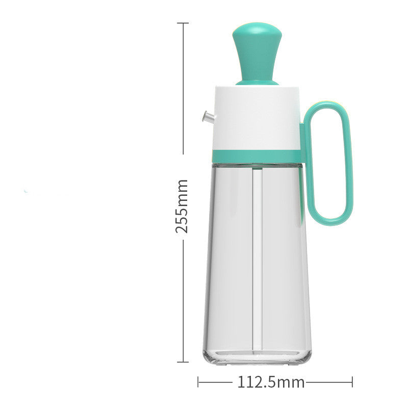 2 in 1 oil dispenser with silicone brush