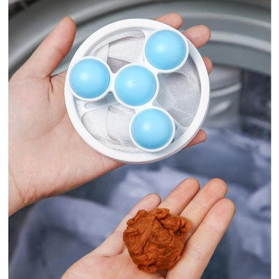 Revolutionary 3-Piece Laundry Balls: Effortlessly Capture Pet Hair and Enhance Your Washing Experience!