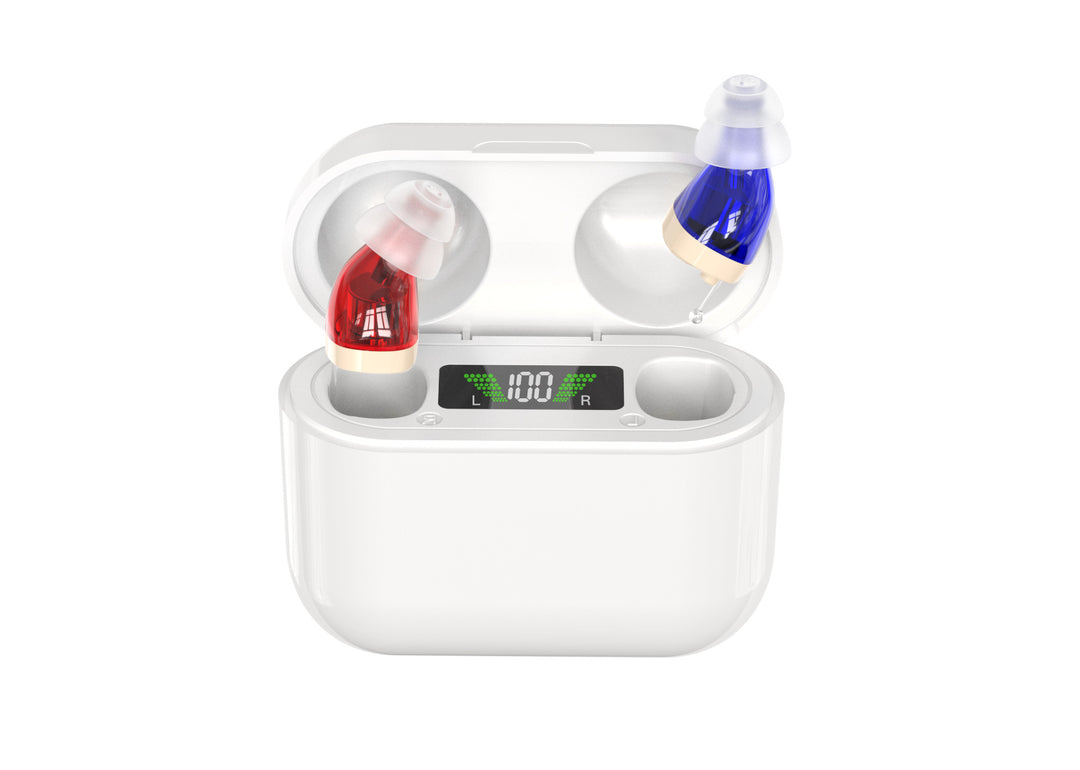 Rechargeable Hearing Amplifier with Digital Display