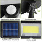 solar powered motion sensor wall light outdoor