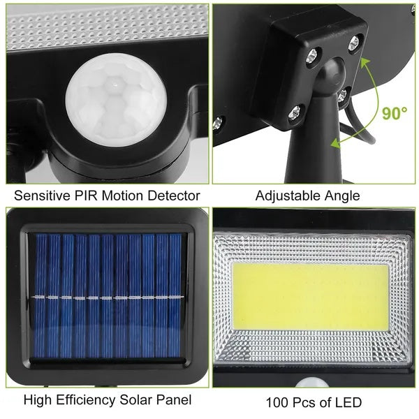 solar powered motion sensor wall light outdoor