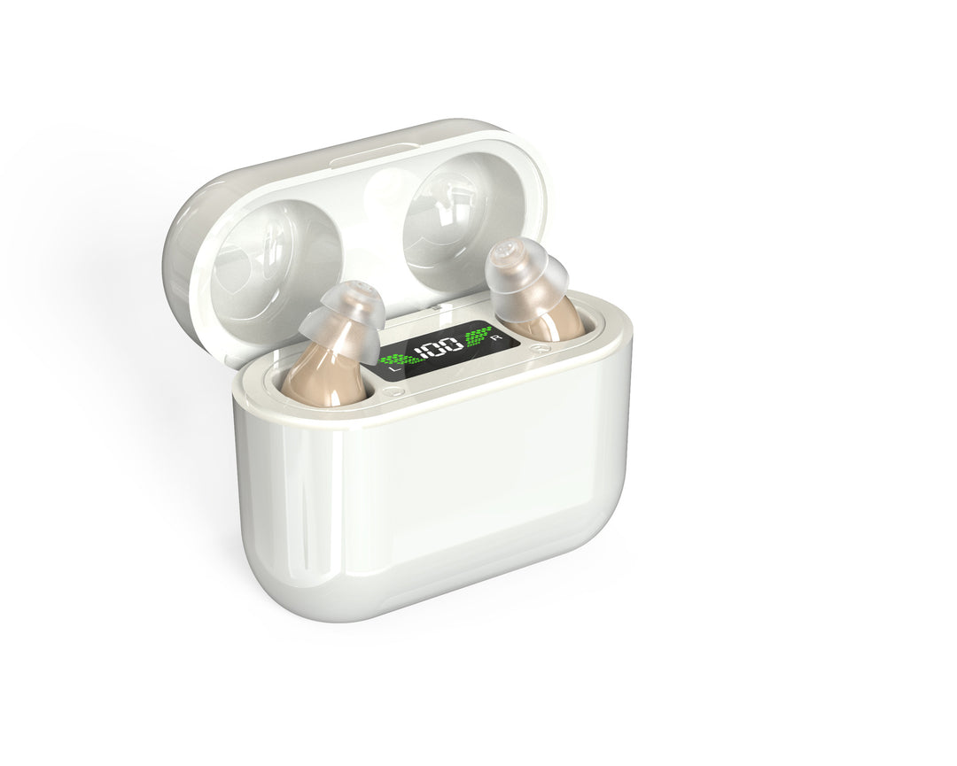 Rechargeable Hearing Amplifier with Digital Display
