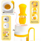2 in 1 oil dispenser with silicone brush