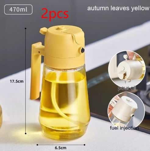 olive oil sprayer dispenser 470ml glass bottle