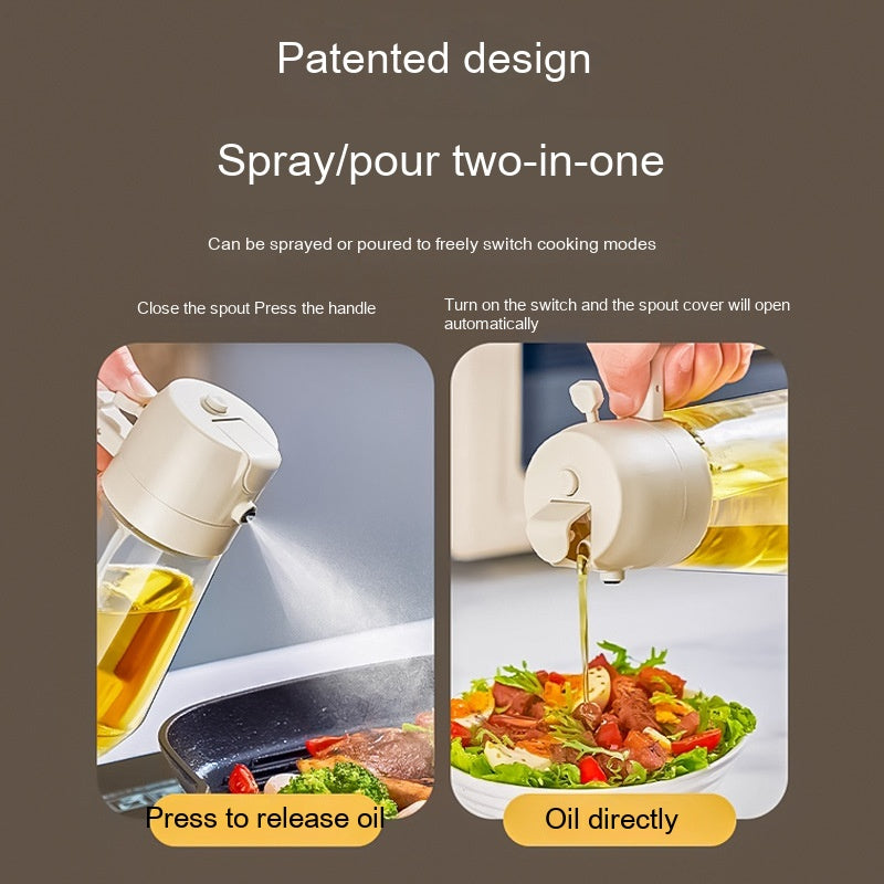 olive oil sprayer dispenser 470ml glass bottle
