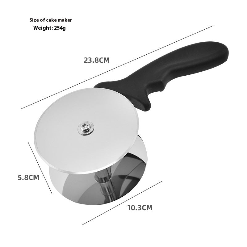 stainless steel double wheel cutter kitchen tool