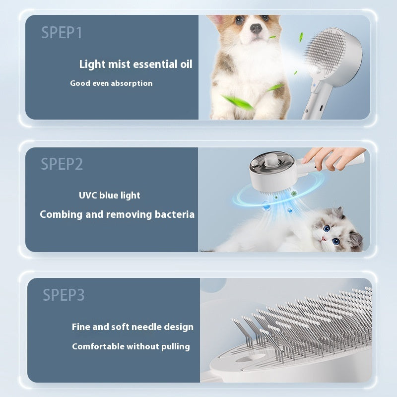 Dog And Cat Steam Brush