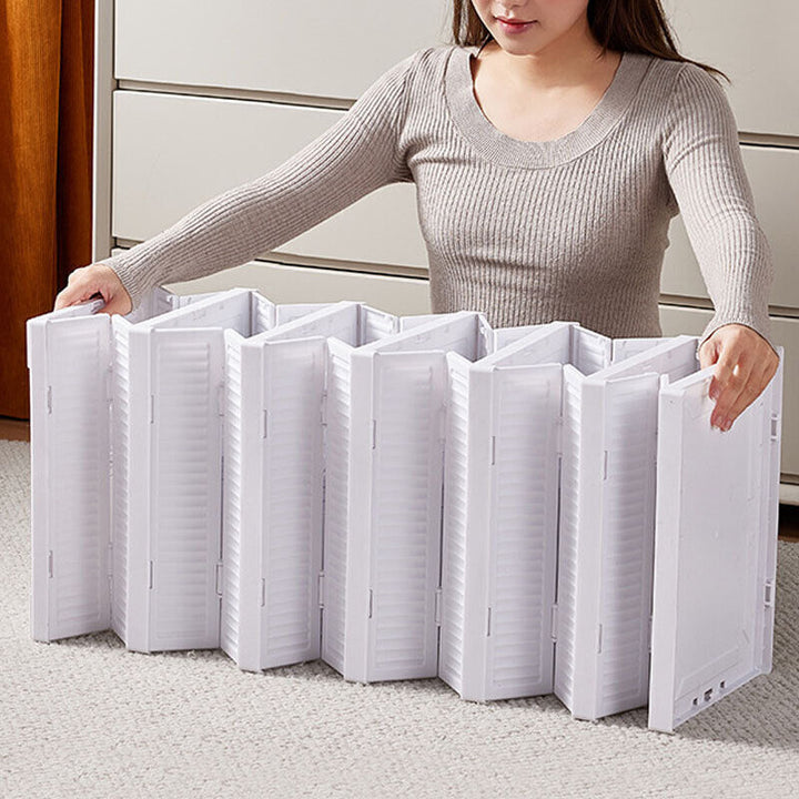 6 tier shoe storage box stackable design