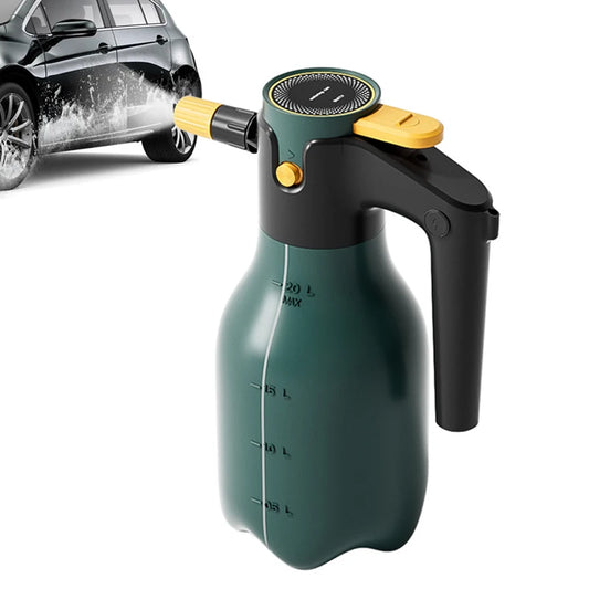 2L Electric Foam Spray Bottle 60° Adjustable High Pressure Car Wash Cannon for Vehicle/Home/Garden Cleaning Sprayer