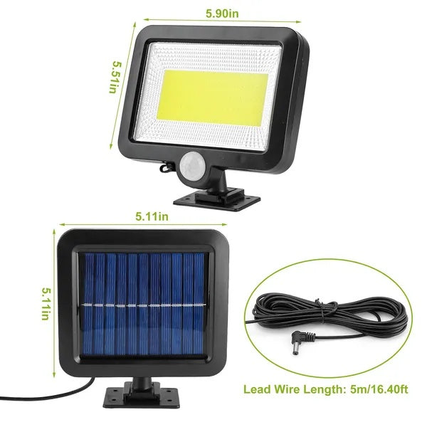 solar powered motion sensor wall light outdoor