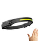 cob led induction headlamp usb rechargeable