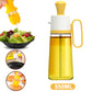 2 in 1 oil dispenser with silicone brush
