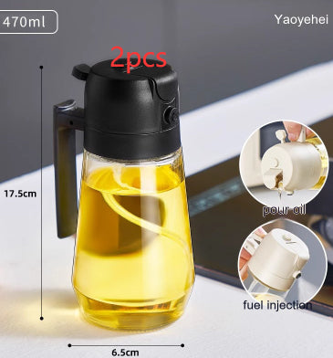 olive oil sprayer dispenser 470ml glass bottle