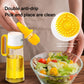 2 in 1 oil dispenser with silicone brush