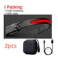 cob led induction headlamp usb rechargeable