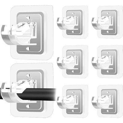 Transform Your Space with the 8-Pack No-Drill Self-Adhesive Curtain Rod Set – Perfect for Effortless Home Decor!