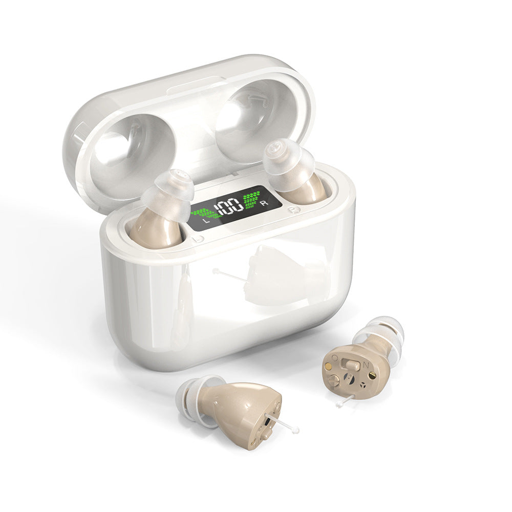 Rechargeable Hearing Amplifier with Digital Display