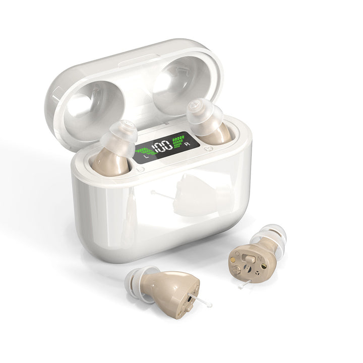 Rechargeable Hearing Amplifier with Digital Display